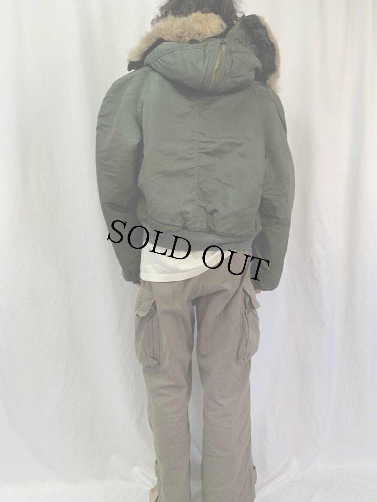 画像4: 70's U.S.AF N-2B フライトジャケット X-LARGE (4)