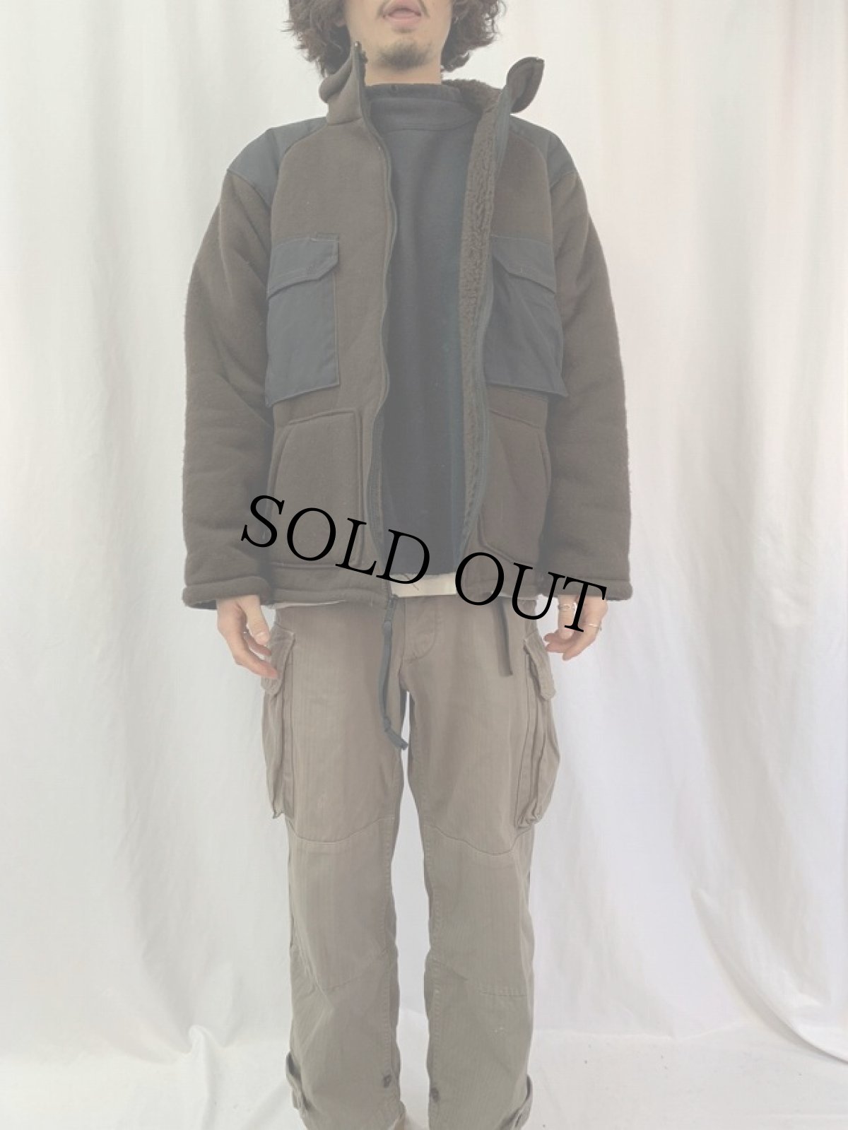 画像2: 90's U.S.ARMY ECWCSパイルライナー フリースベアジャケット LARGE (2)