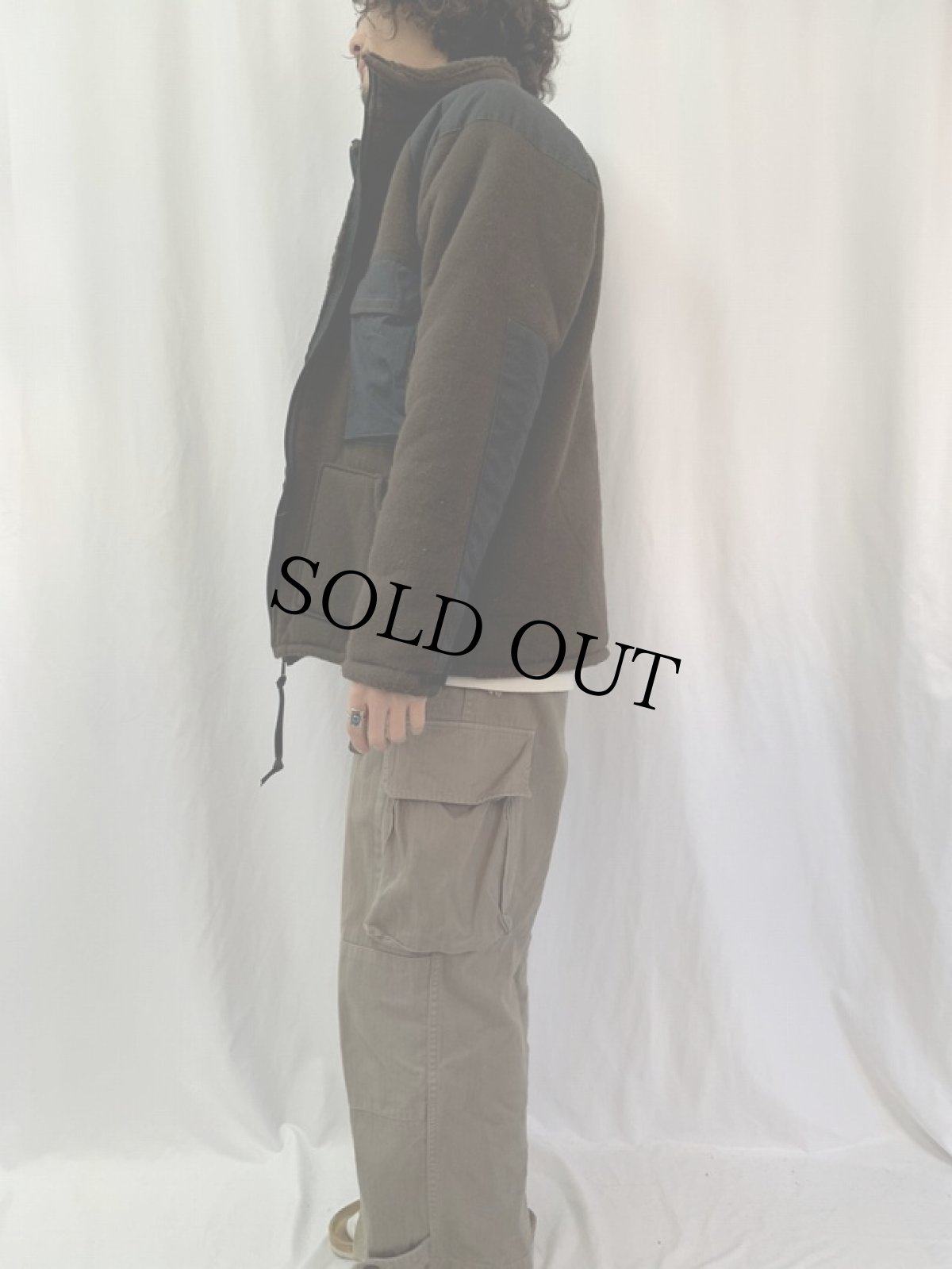 画像3: 90's U.S.ARMY ECWCSパイルライナー フリースベアジャケット LARGE (3)