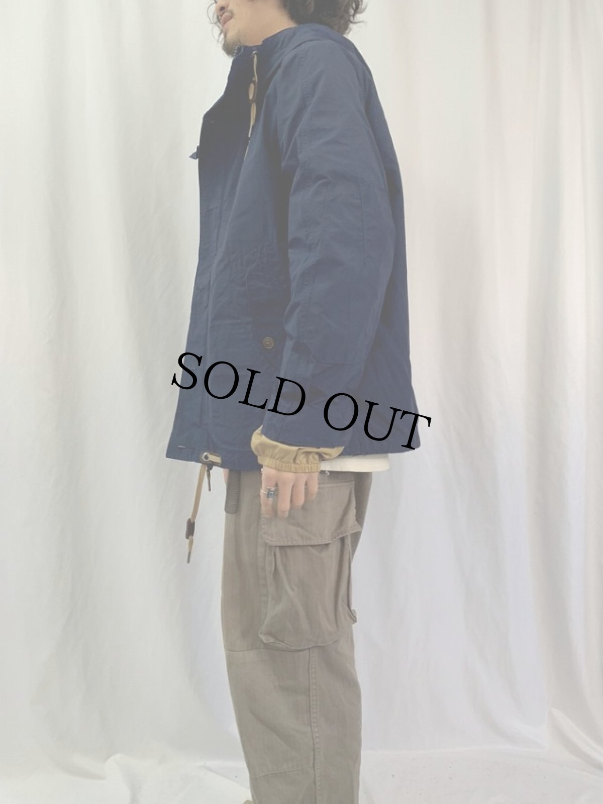 画像3: POLO Ralph Lauren コットンナイロンパーカー L (3)