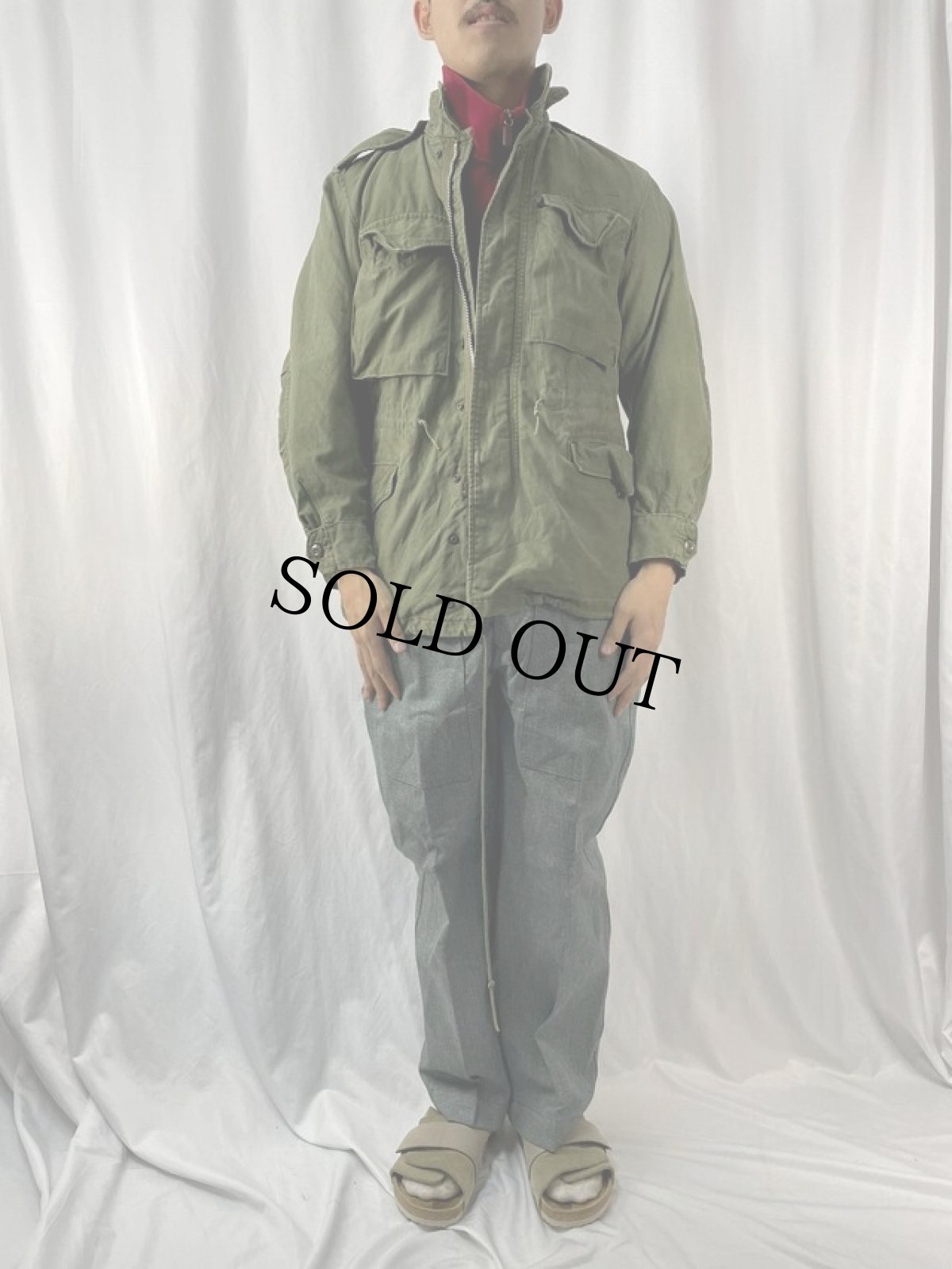 画像2: 60's U.S.ARMY M-51 フィールドジャケット SMALL SHORT (2)