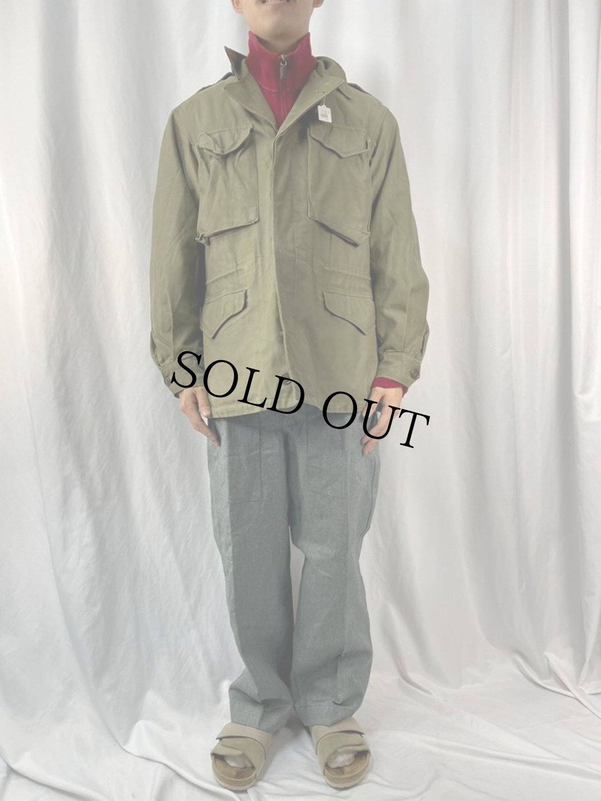 画像2: 40's U.S.ARMY M-43 フィールドジャケット 36R (2)