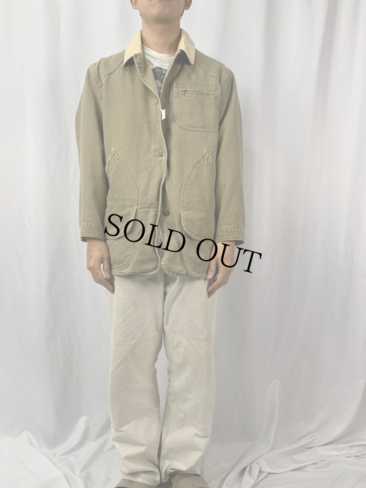 画像2: 80's L.L.Bean HBT ブランケットライナー付き ハンティングジャケット (2)