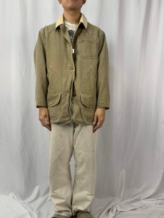 画像2: 80's L.L.Bean HBT ブランケットライナー付き ハンティングジャケット   (2)