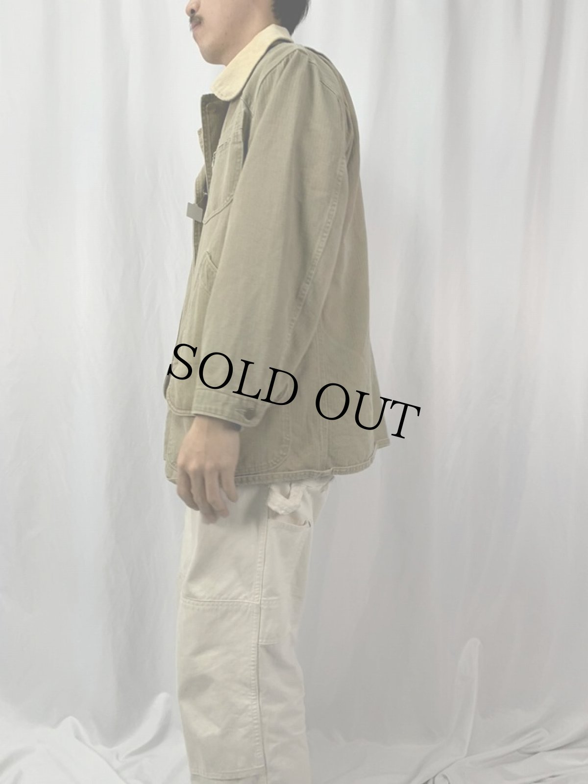 画像3: 80's L.L.Bean HBT ブランケットライナー付き ハンティングジャケット (3)