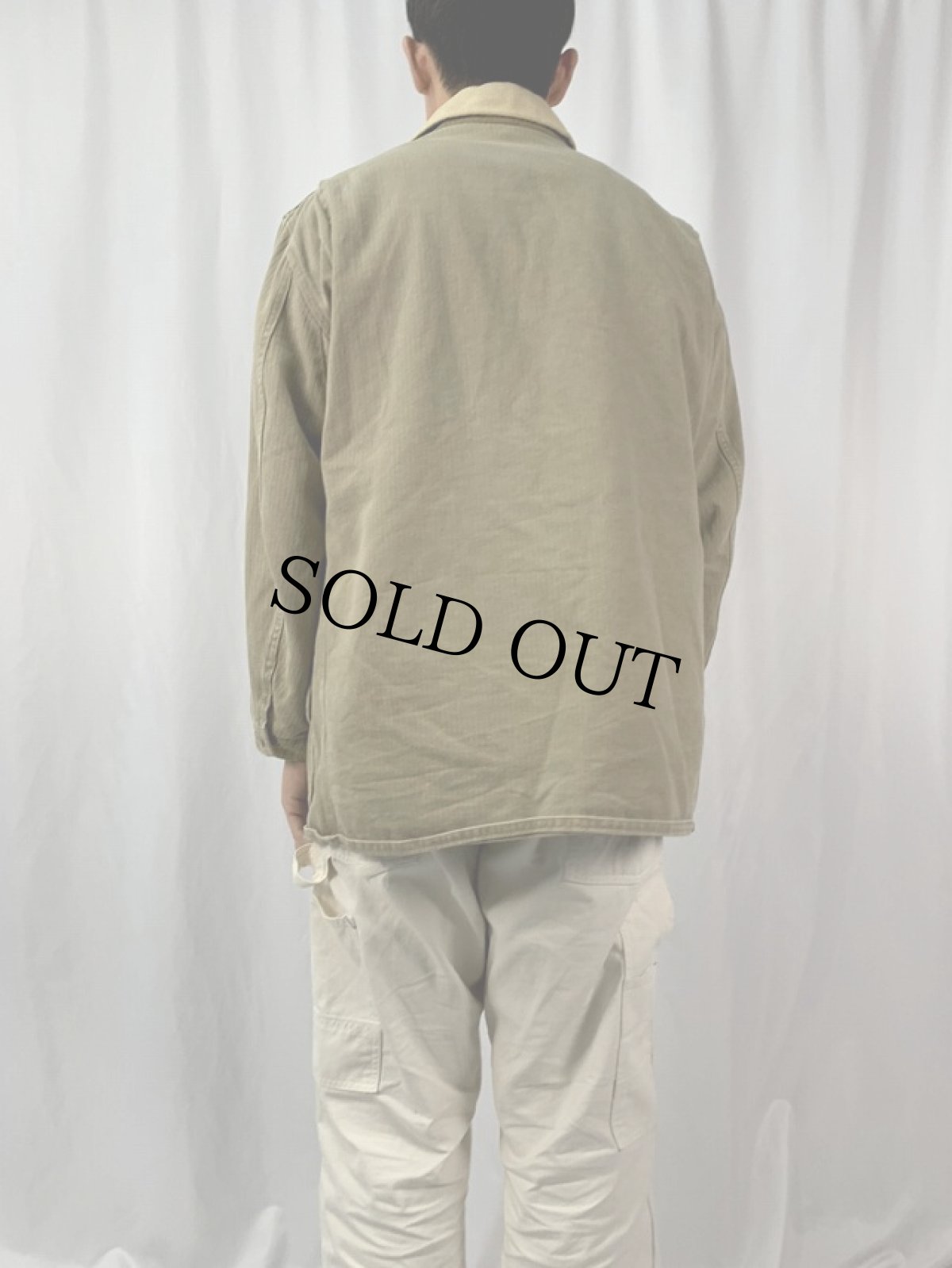 画像4: 80's L.L.Bean HBT ブランケットライナー付き ハンティングジャケット (4)