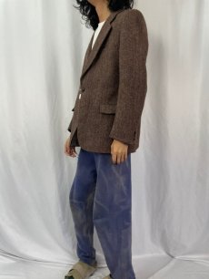 画像3: 90's Harris Tweed CANADA製 ツイードテーラードジャケット (3)