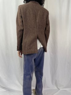 画像4: 90's Harris Tweed CANADA製 ツイードテーラードジャケット (4)