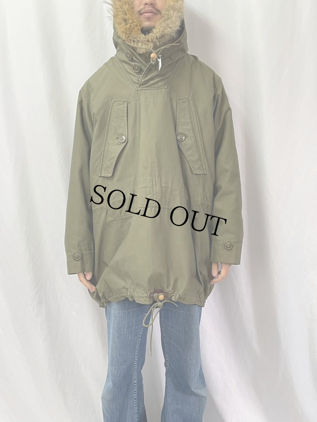 画像2: 40's U.S.ARMY M-43 フィールドパーカー パイルライナー付き SMALL (2)