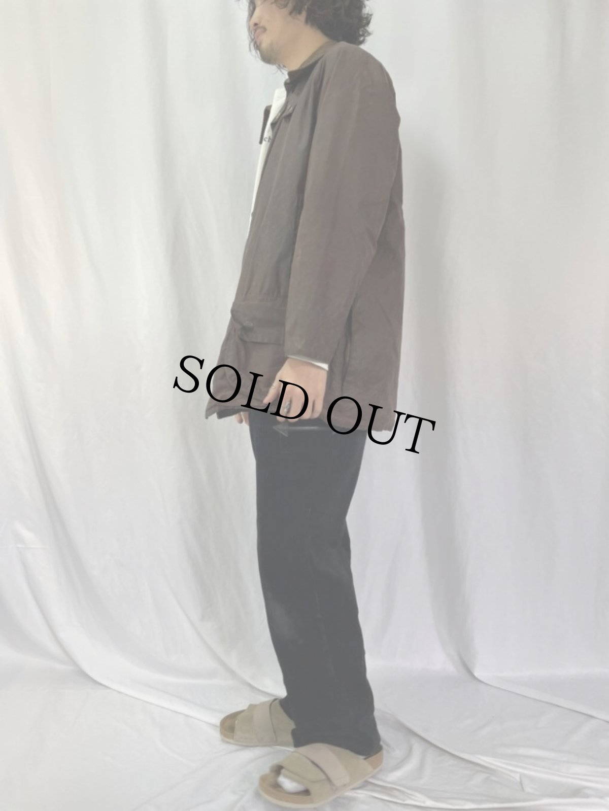 画像3: 90's Barbour ENGLAND製 "BEAUFORT" オイルドジャケット 3ワラント (3)