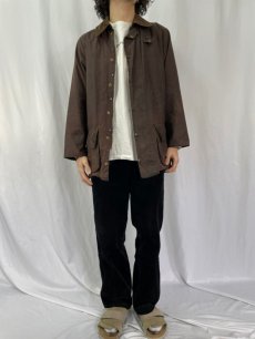 画像2: 90's Barbour ENGLAND製 "BEAUFORT" オイルドジャケット 3ワラント (2)