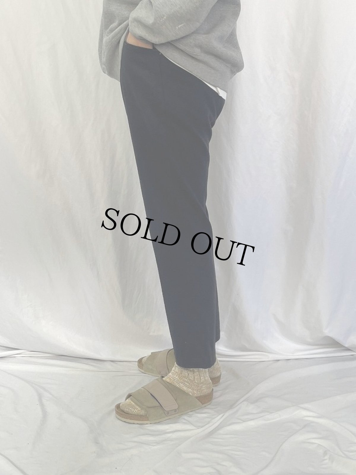 画像3: POLO Ralph Lauren ITALY製 ウールスラックス BLACK W35 (3)