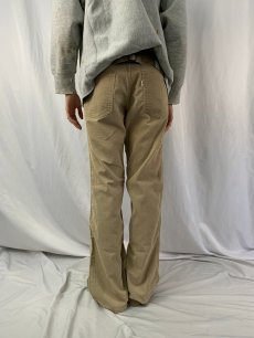 画像5: 70's Levi's バックルバック コーデュロイフレアパンツ W32 (5)