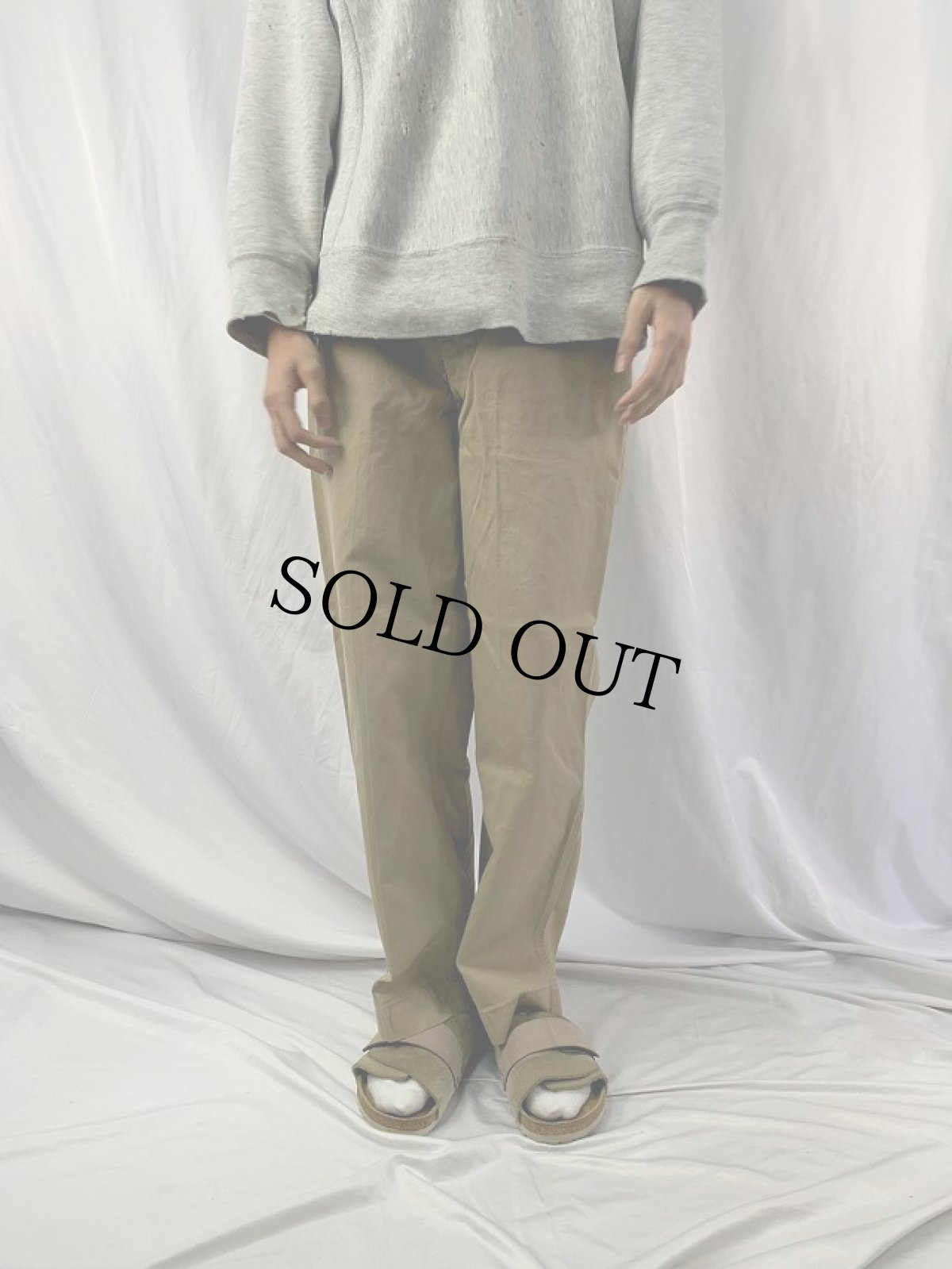 画像2: 50's U.S.ARMY チノトラウザーズ W31 (2)