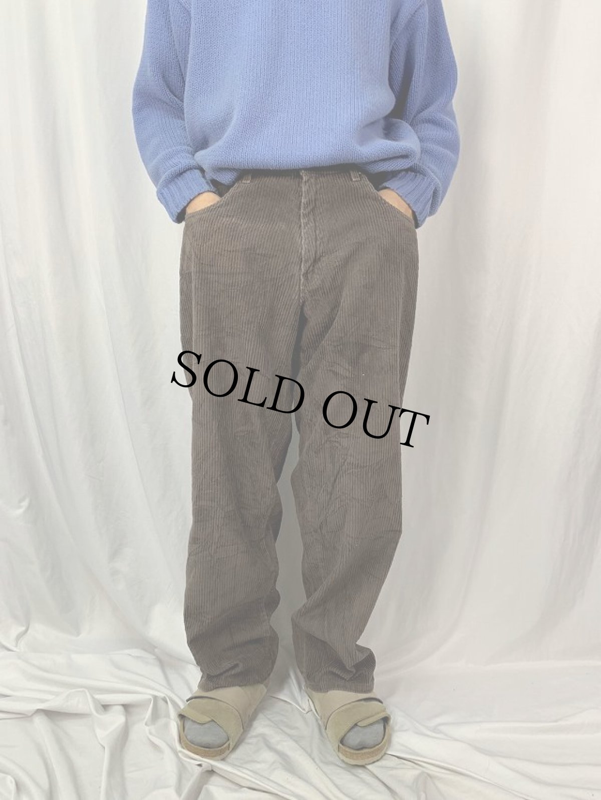 画像2: 90's Levi's SILVERTAB "baggy" 太畝コーデュロイパンツ W35 (2)