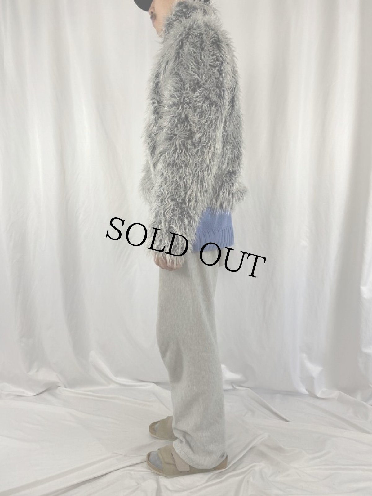 画像3: Franklyn my dear フェイクファー シャギーデザインジャケット S/M (3)