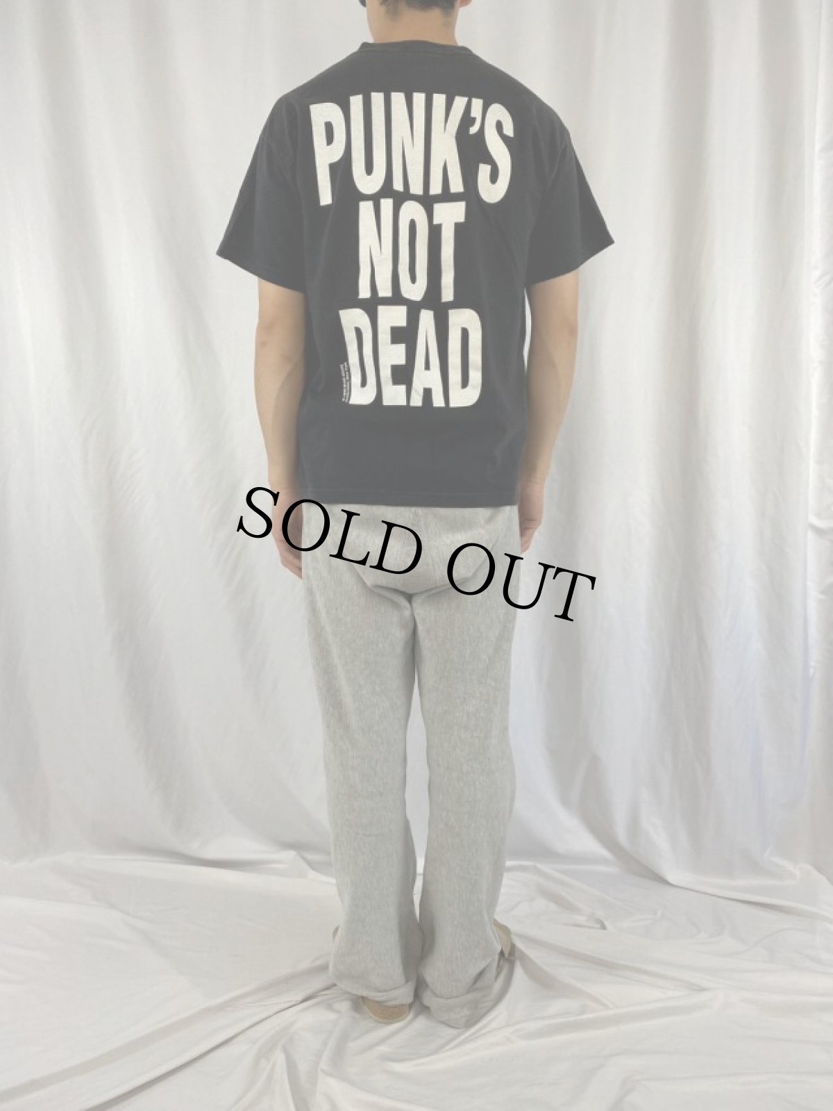 画像4: 90's ANARCHY USA製 パンクロックバンドTシャツ L (4)