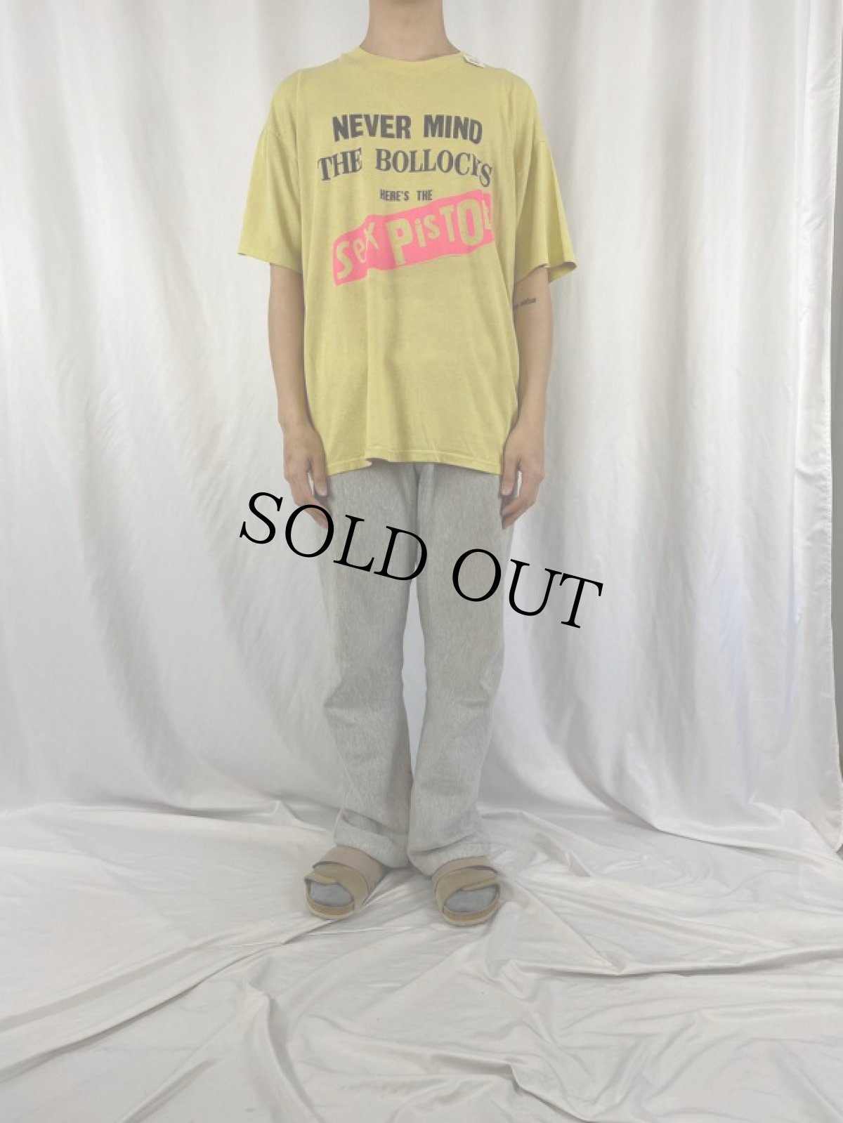 画像2: 80's Sex Pistols "NEVER MIND THE BOLLOCKS" パンクロックバンドアルバムTシャツ XL (2)