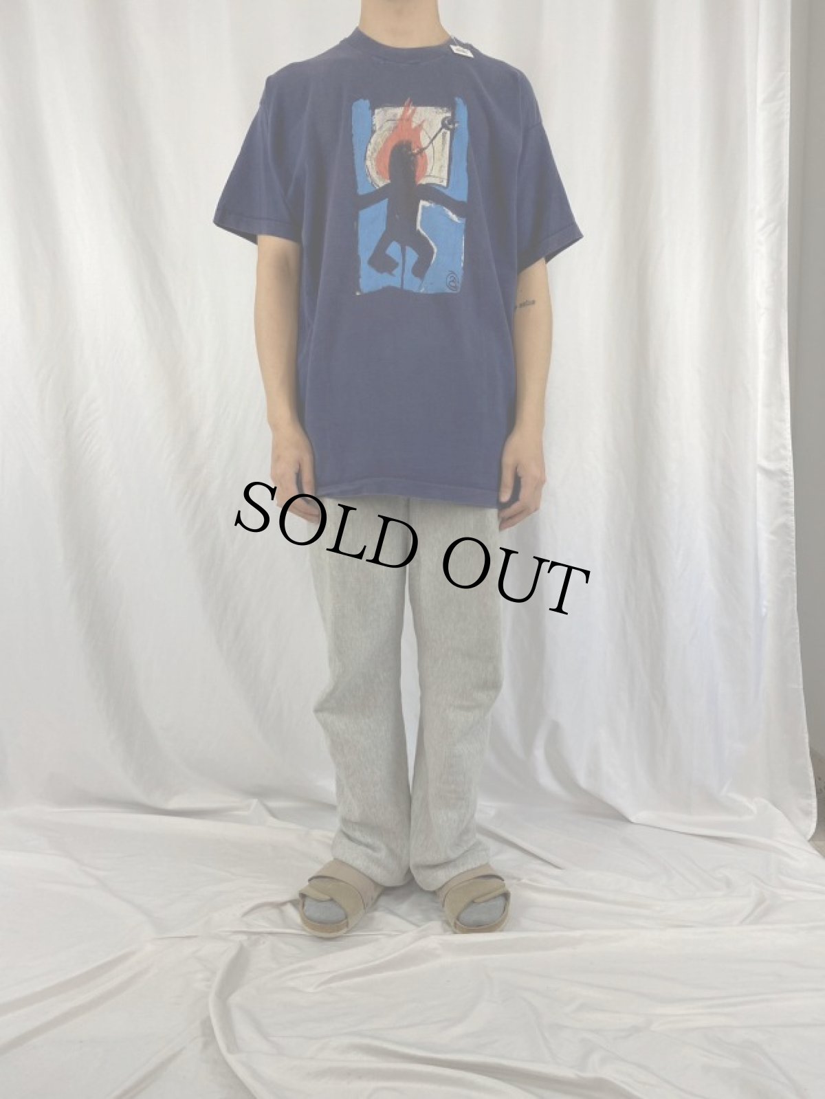 画像2: Massive Attack "Robert Del Naja"  アートプリントTシャツ (2)