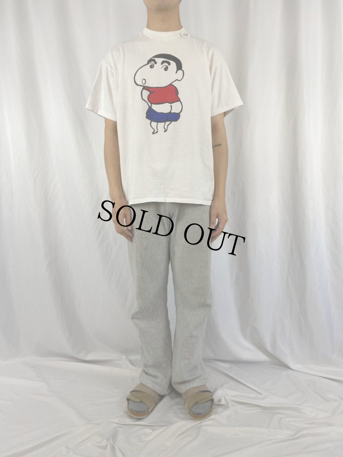 画像3: 2000's クレヨンしんちゃん キャラクターTシャツ L (3)