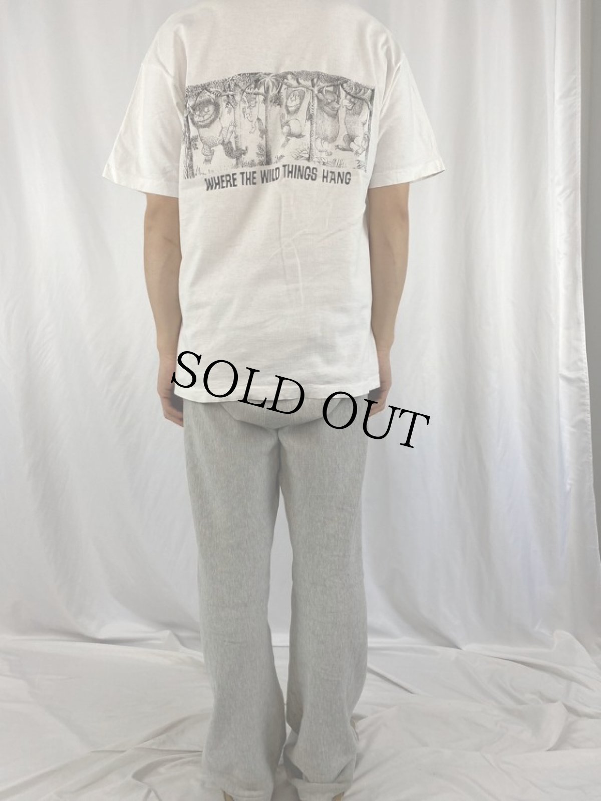 画像4: 90's USA製 かいじゅうたちのいるところ パロディプリントTシャツ (4)