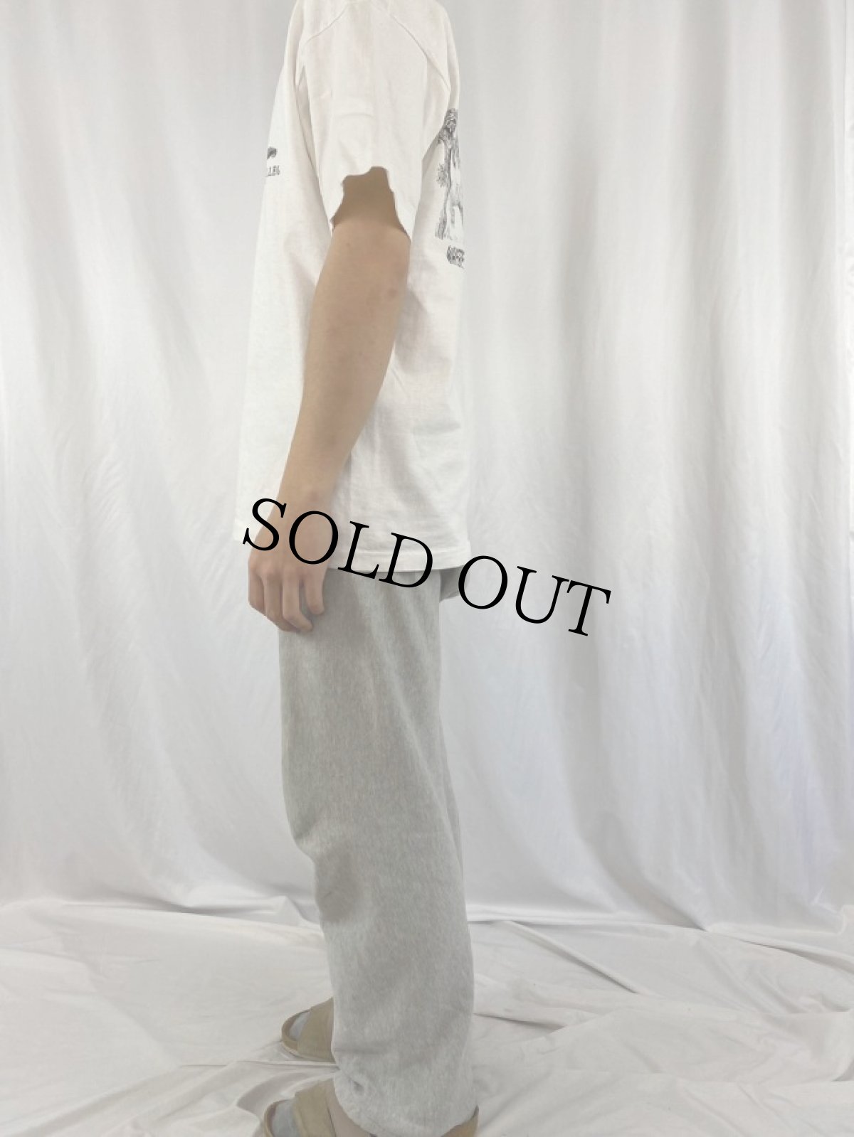 画像3: 90's USA製 かいじゅうたちのいるところ パロディプリントTシャツ (3)