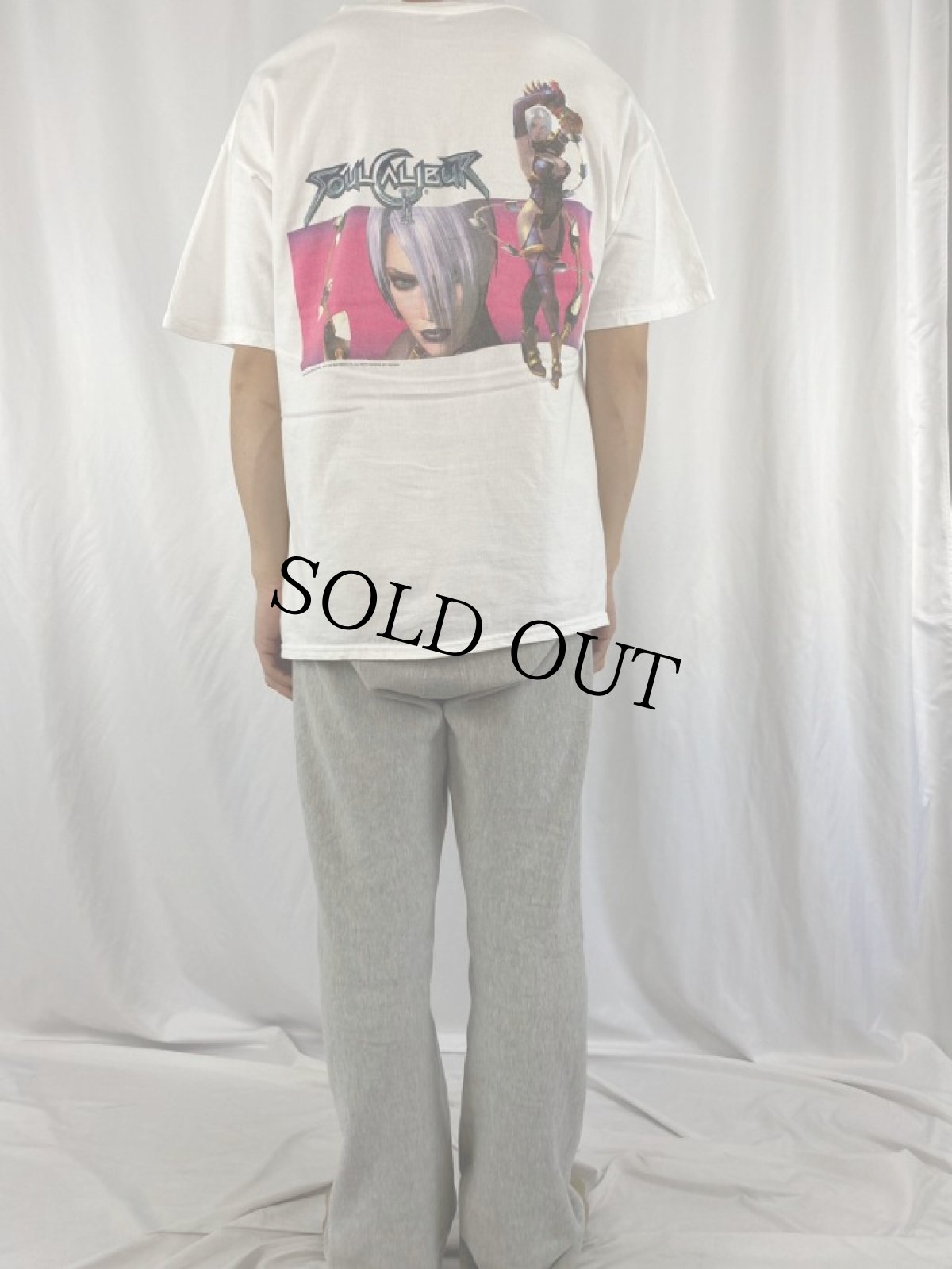 画像4: 90's SOULCALIBUR ビデオゲームプリントTシャツ XL (4)