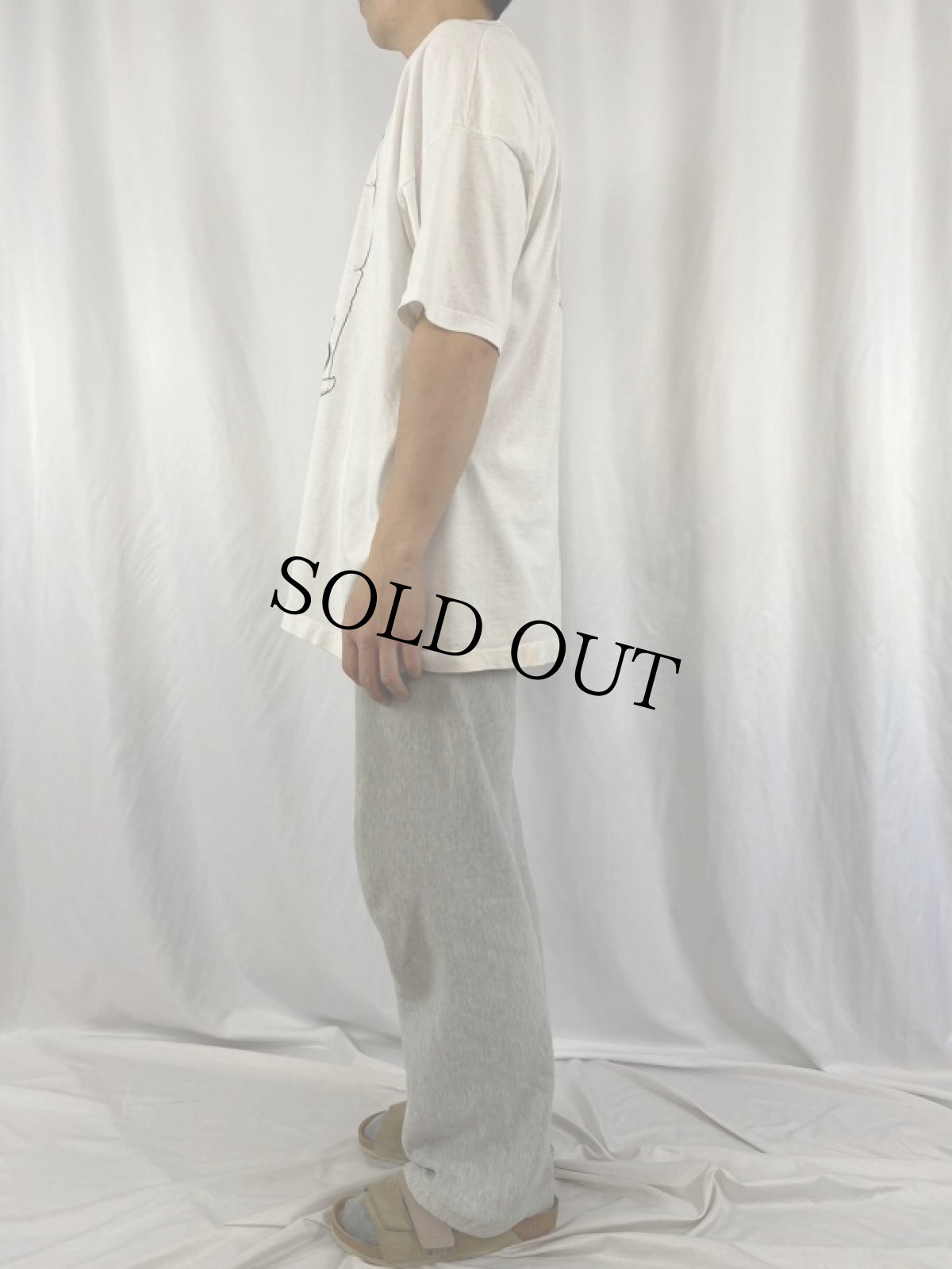 画像3: 90's USA製 YODA "A SOFTBALL CLUB" キャラクターパロディTシャツ XXL (3)