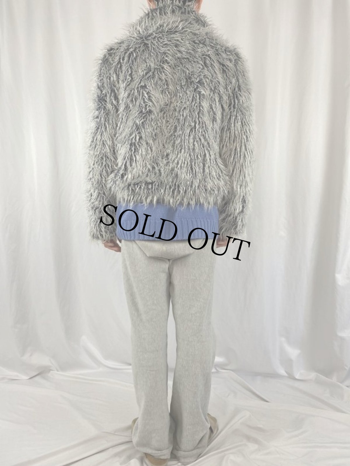 画像4: Franklyn my dear フェイクファー シャギーデザインジャケット S/M (4)