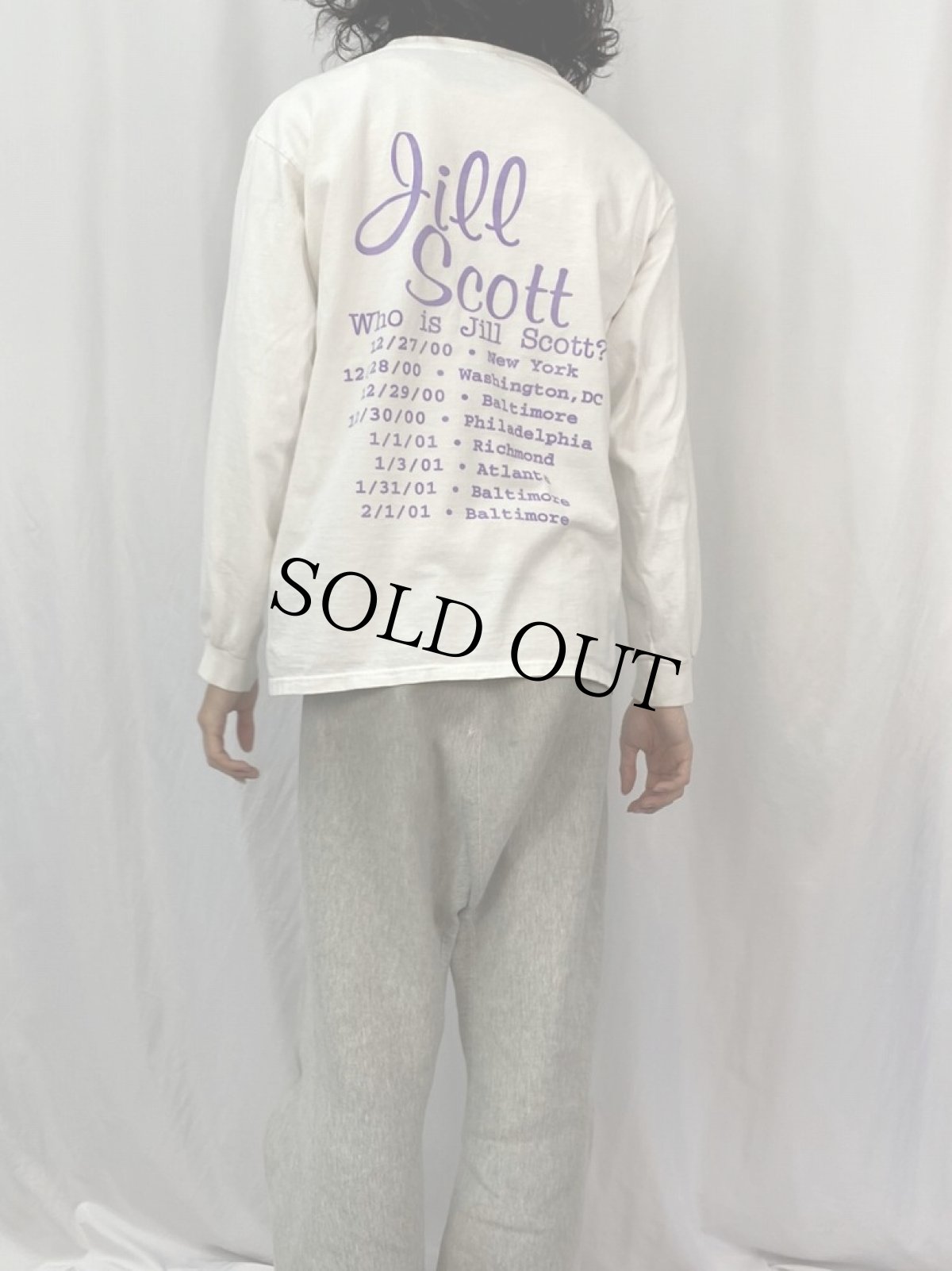 画像5: 2000's Jill Scott ミュージシャンツアーロンT (5)