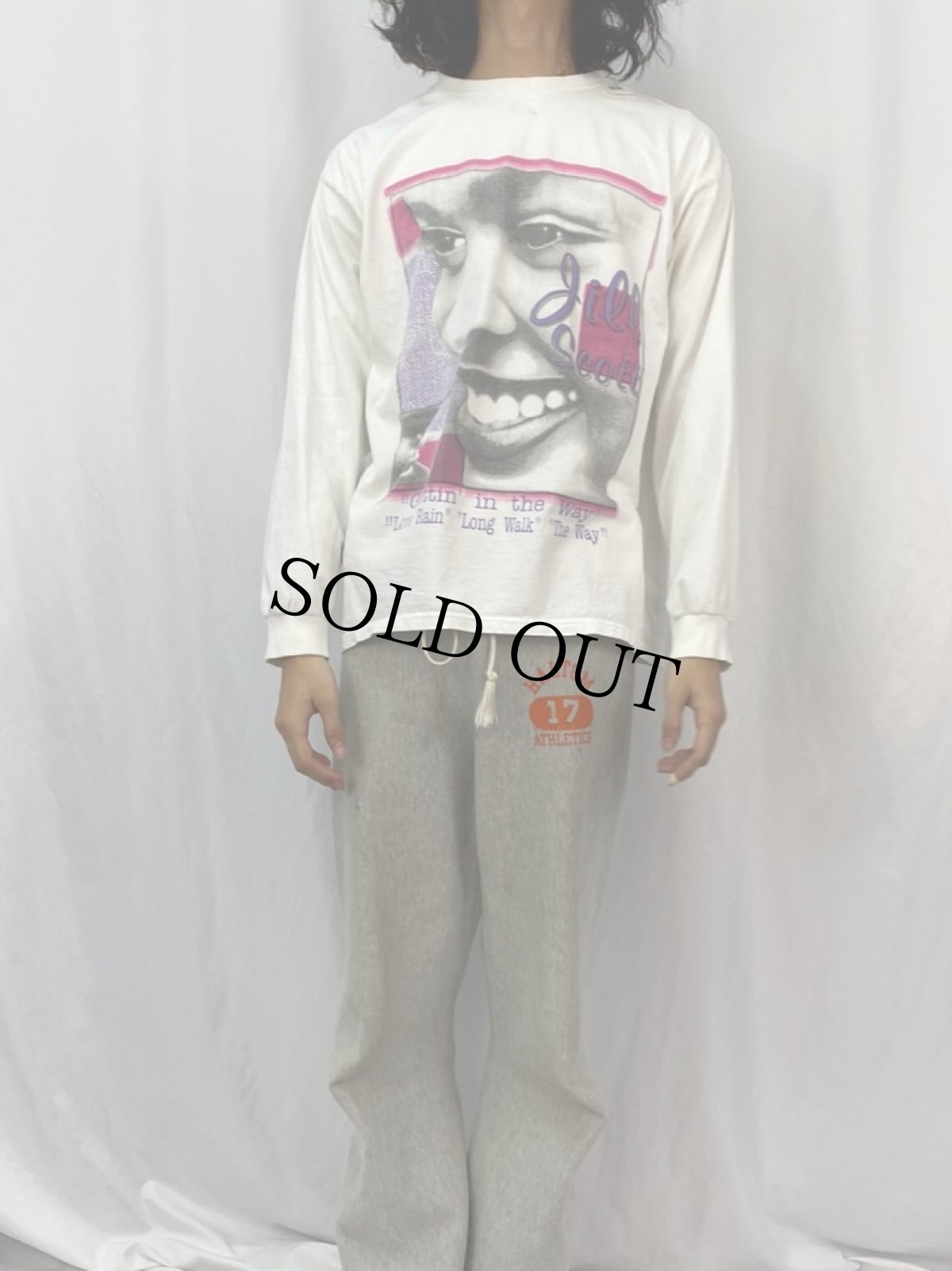 画像3: 2000's Jill Scott ミュージシャンツアーロンT (3)