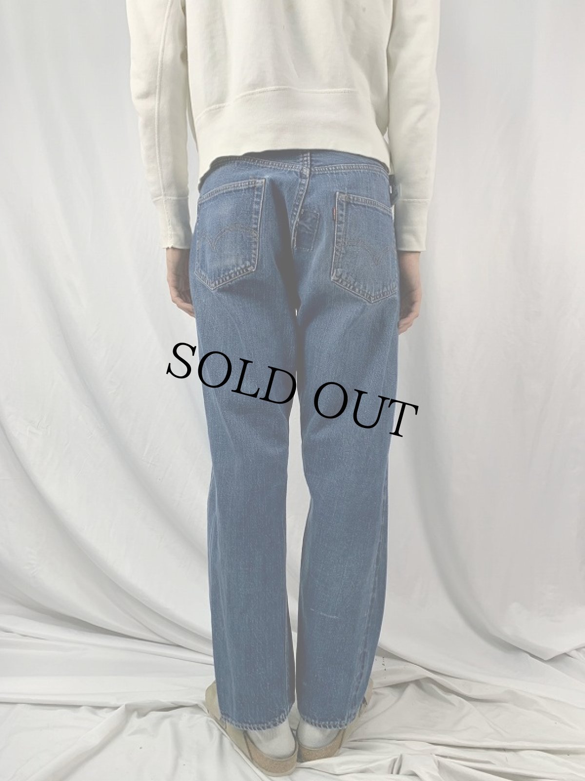 画像4: 70's Levi's 501 66前期 刺繍入り デニムパンツ W32 (4)