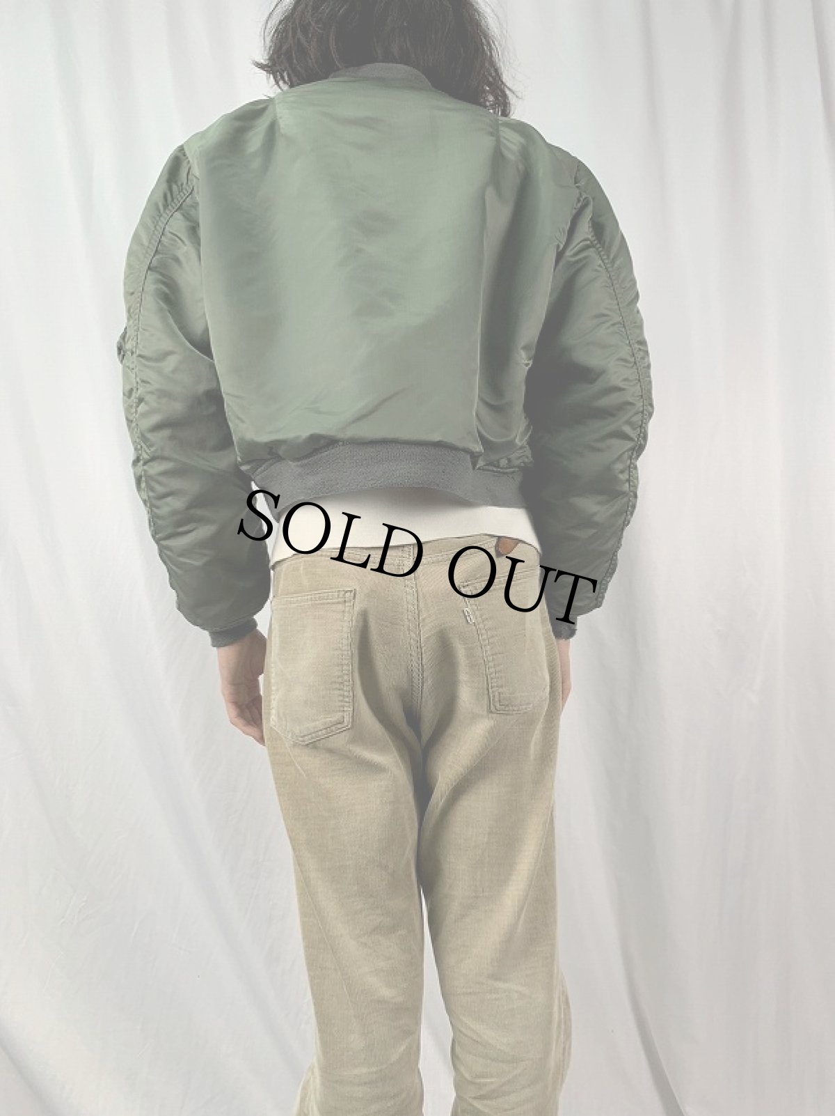 画像5: 70's U.S.AIR FORCE "MA-1 E-TYPE" マックイーンモデル フライトジャケット LARGE (5)