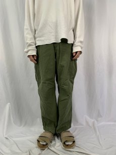 画像2: 60's U.S.ARMY ジャングルファティーグパンツ 4th REGULAR-MEDIUM (2)