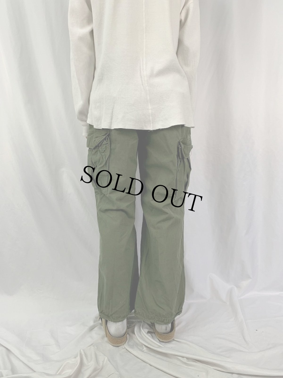 画像4: 60's U.S.ARMY ジャングルファティーグパンツ 4th REGULAR-MEDIUM (4)