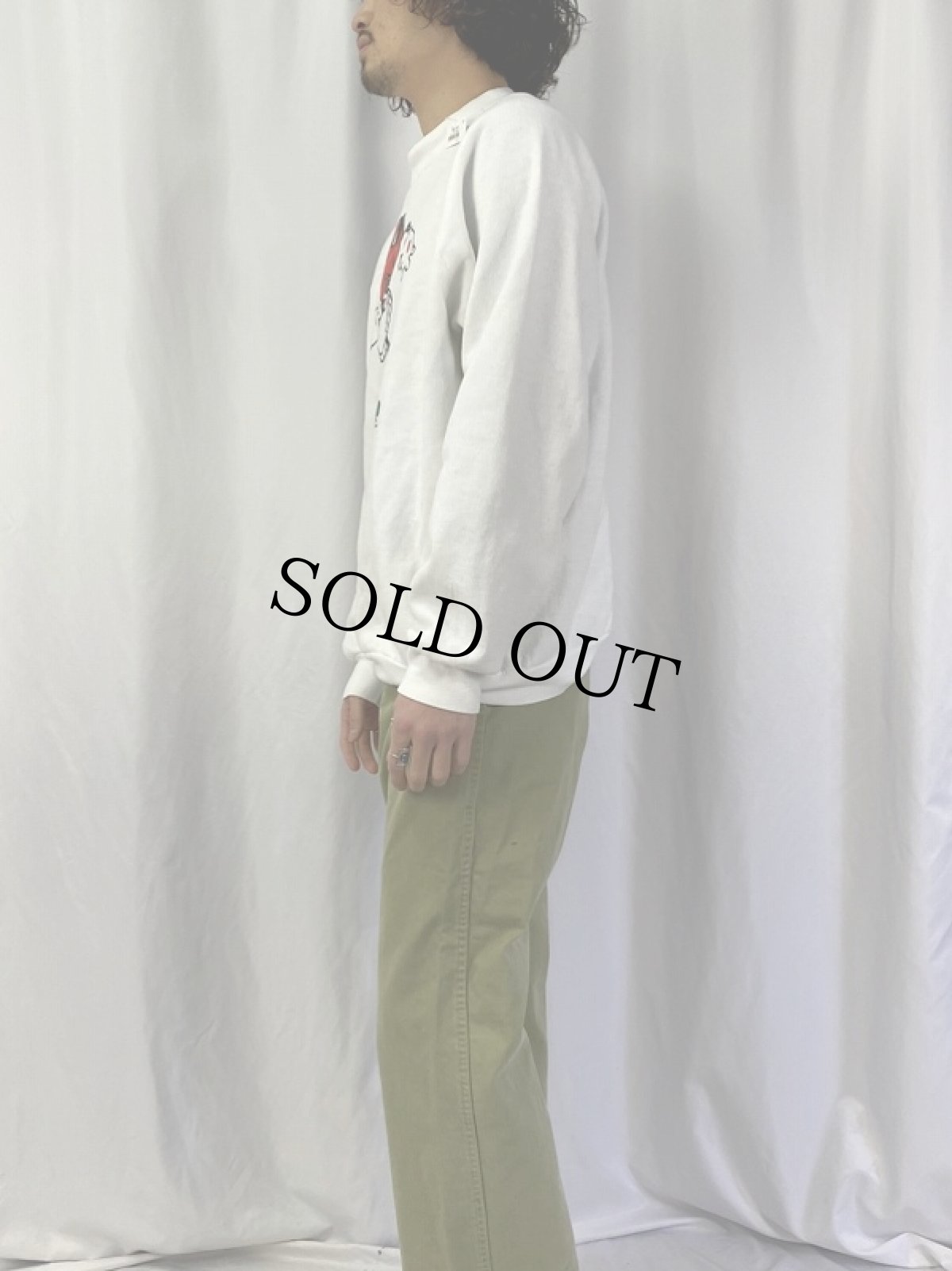 画像3: 80〜90's 7UP 企業キャラクタープリントスウェット (3)