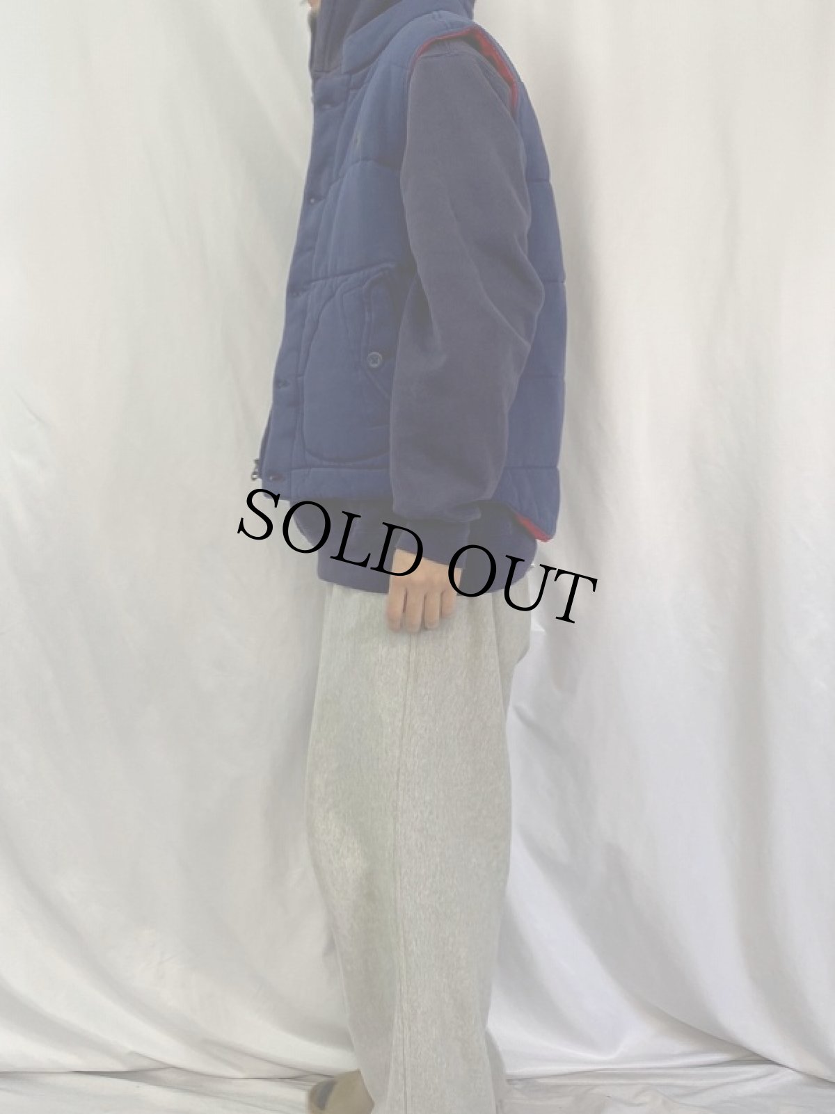 画像3: POLO Ralph Lauren ネイティブ柄 中綿コットンベスト M (3)