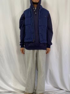 画像2: POLO Ralph Lauren ネイティブ柄 中綿コットンベスト M (2)