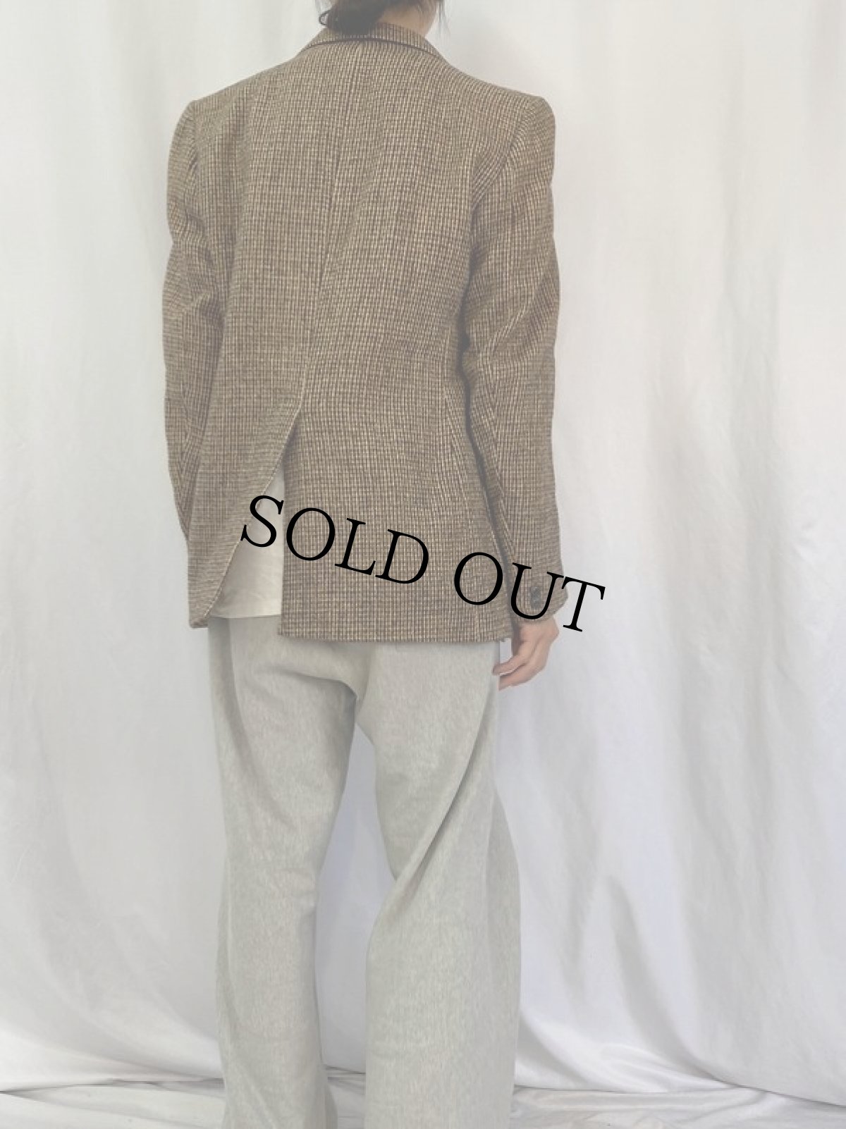 画像4: Harris Tweed ツウィードテーラードジャケット (4)