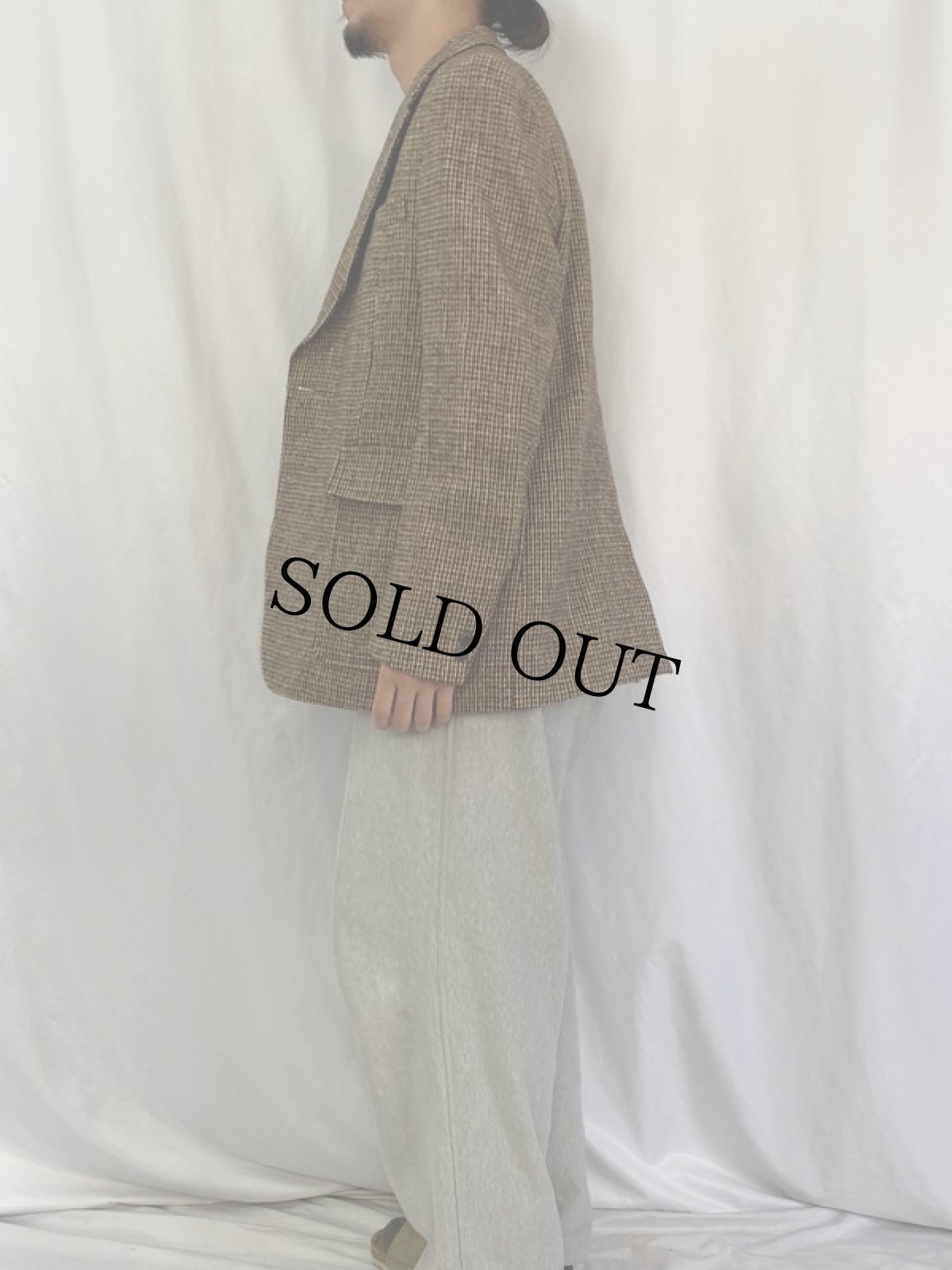 画像3: Harris Tweed ツウィードテーラードジャケット (3)