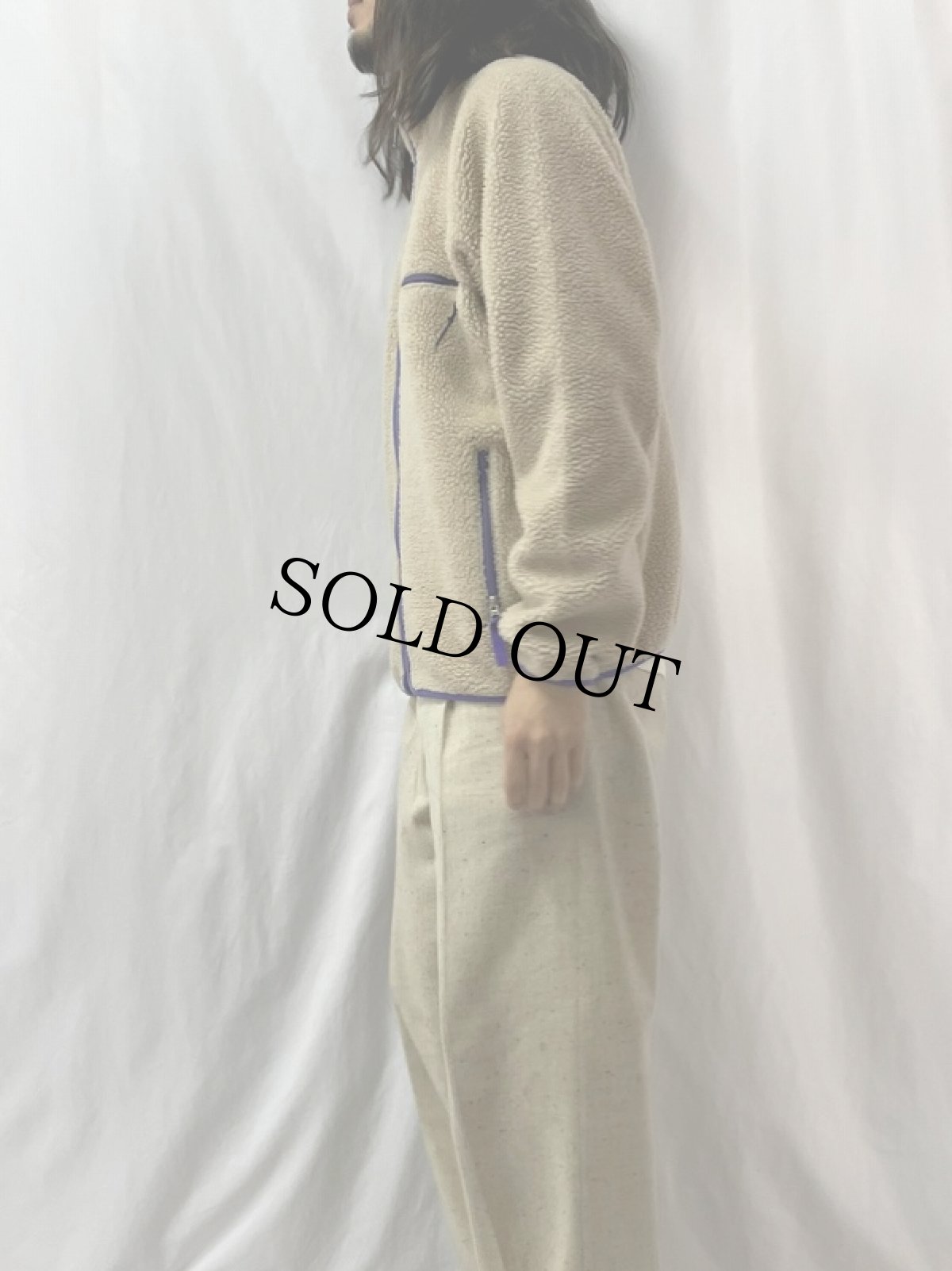 画像3: 90's Patagonia USA製 ベビーレトロカーディガン L (3)