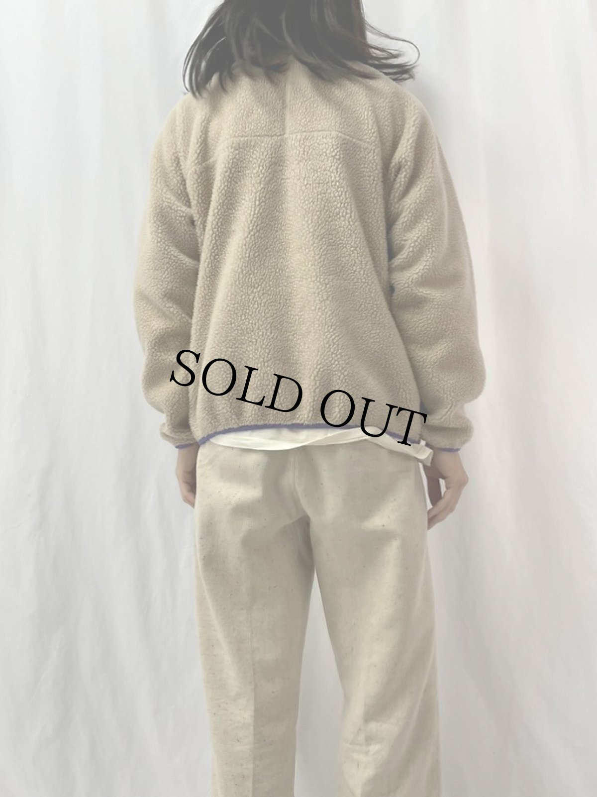 画像4: 90's Patagonia USA製 ベビーレトロカーディガン L (4)