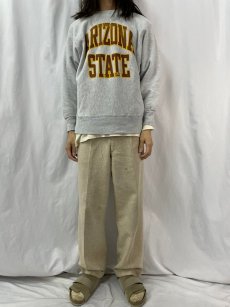 画像2: 80's Champion REVERSE WEAVE USA製 トリコタグ "ARIZONA STATE" L (2)