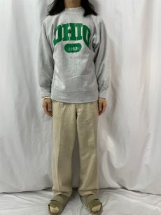 画像2: 80's Champion REVERSE WEAVE USA製 トリコタグ "OHIO" XL (2)