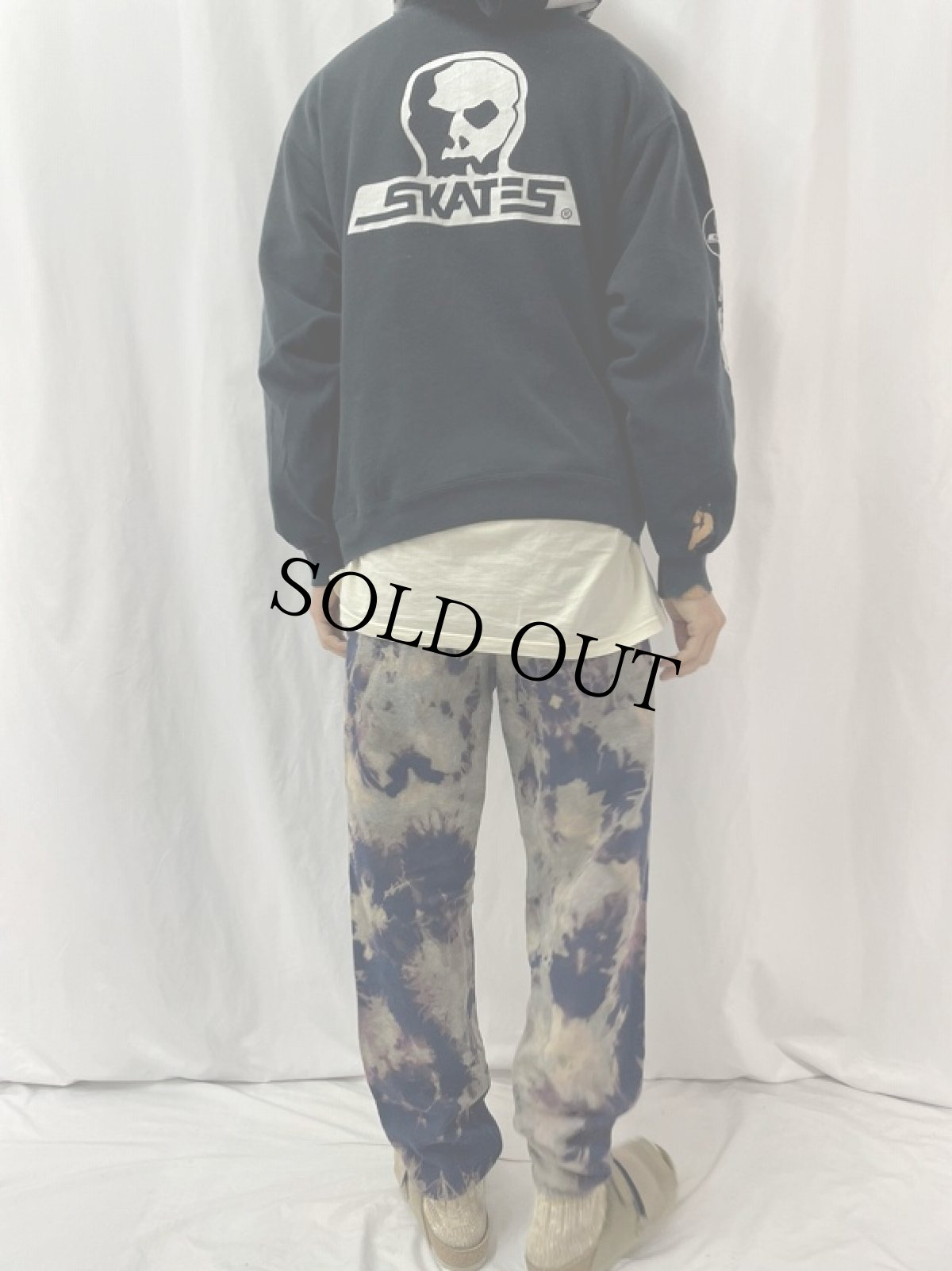 画像5: SKULL SKATES ロゴプリントスウェットフーディー L (5)