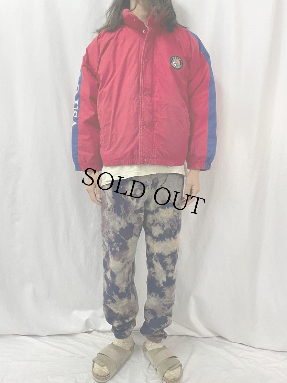 画像2: 90's Ralph Lauren "Downhill Skier" クッキーパッチ 刺繍ダウンジャケット L (2)