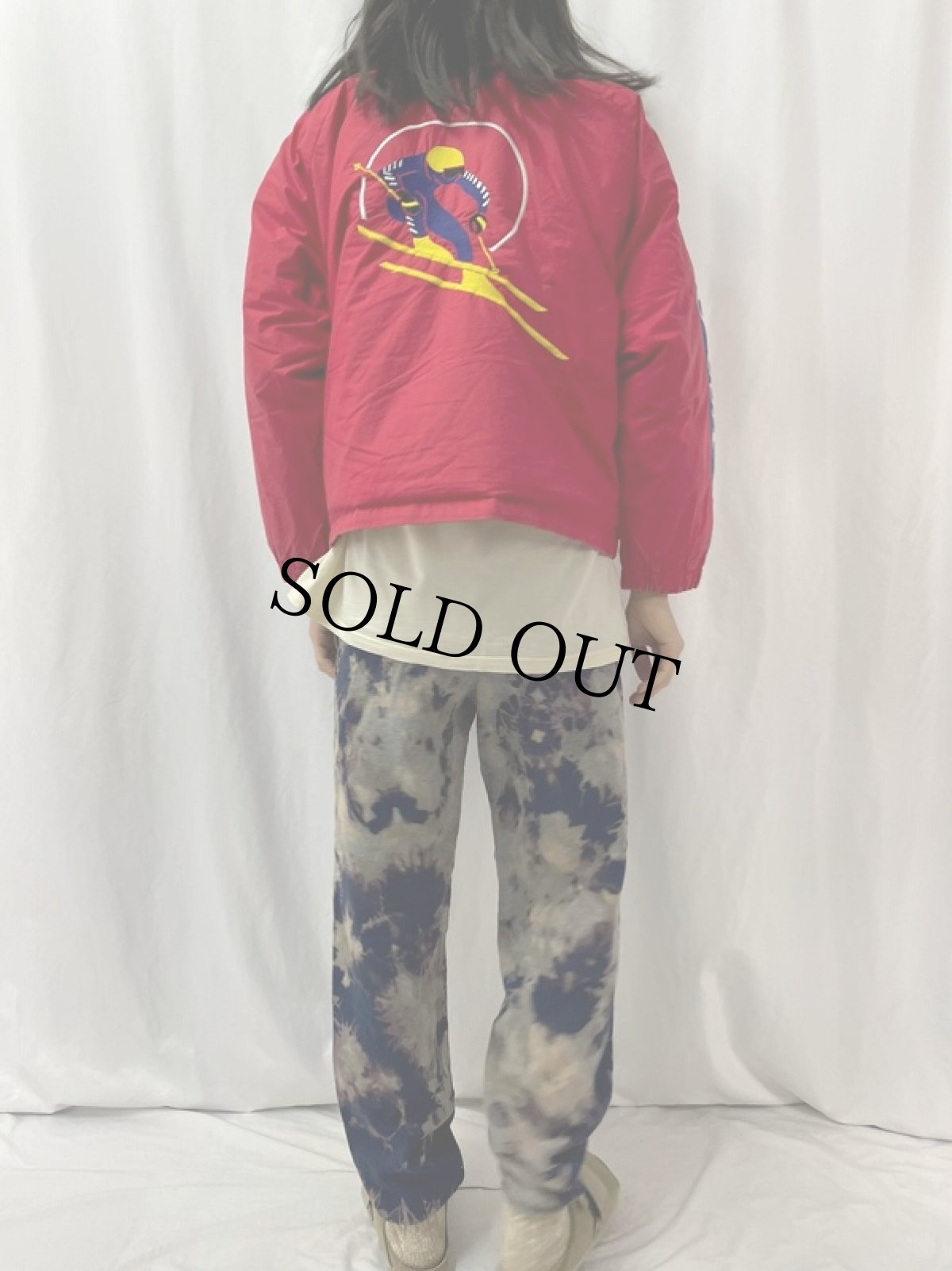 画像4: 90's Ralph Lauren "Downhill Skier" クッキーパッチ 刺繍ダウンジャケット L (4)