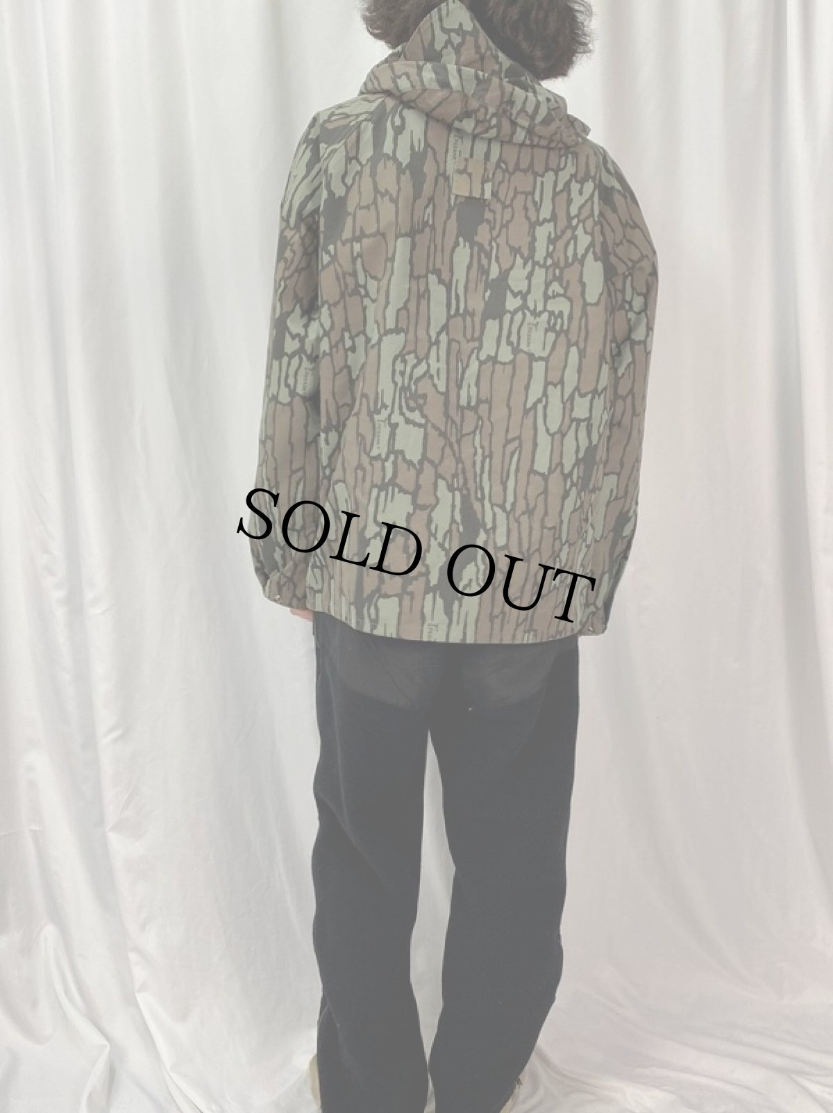 画像4: 90's Cabelas USA製 "TREBARK" カモ柄 GORE-TEX ナイロンジャケット XL (4)