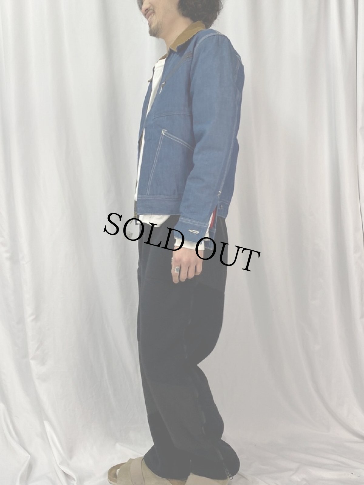 画像3: 70's Lee USA製 91-B 内キルティングデニムジャケット (3)