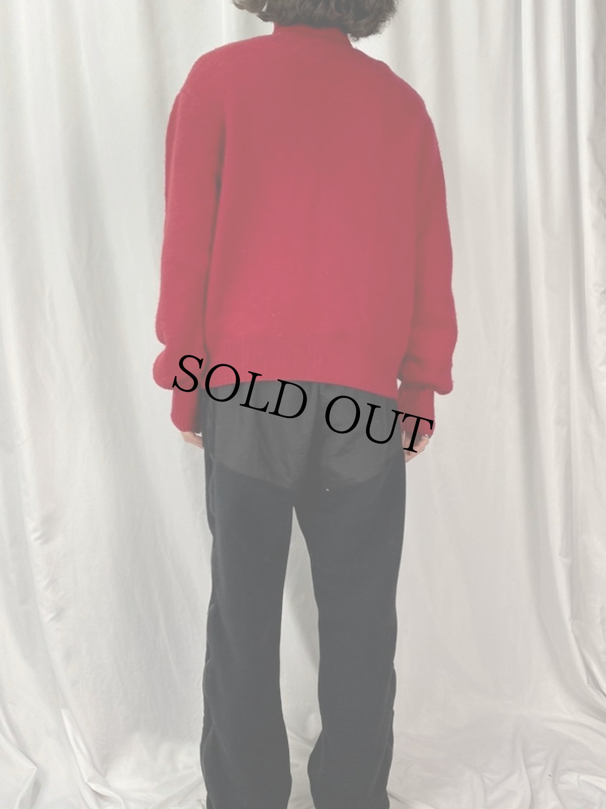 画像4: POLO Ralph Lauren "HAND KNIT" 犬柄 タートルネック ウールニットセーター M (4)